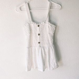 white blouse/ tank top (M)